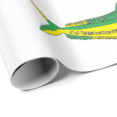 Mahi-mahi/Dorado-Wrapping-Papier Geschenkpapier (Rolleneckpunkt)