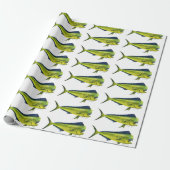 Mahi Mahi Fisch-Packpapier Geschenkpapier (Ungerollt)
