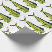 Mahi Mahi Fisch-Packpapier Geschenkpapier (Ecke)