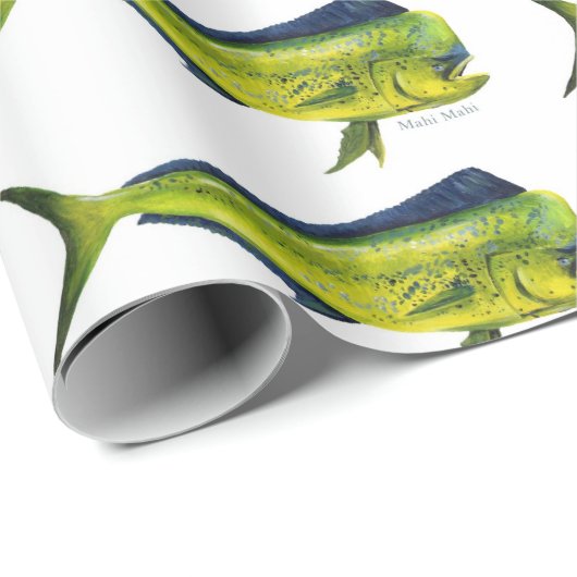 Mahi Mahi Fisch-Packpapier Geschenkpapier (Rolleneckpunkt)