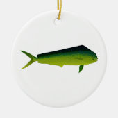 Mahi Mahi Fische - Delphin - Dorado Keramikornament (Vorne)