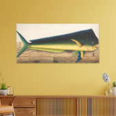 Mahi-Mahi Fish Kunstwerk Leinwanddruck (Insitu (Wohnzimmer))
