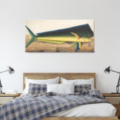 Mahi-Mahi Fish Kunstwerk Leinwanddruck (Insitu (Schlafzimmer))