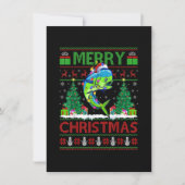 Mahi Mahi Fish Lover Xmas Tree Santa Mahi Mahi Chr Einladung (Vorderseite)