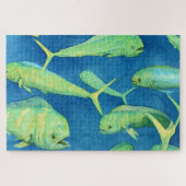Mahi Mahi Fish Puzzle (Horizontal)