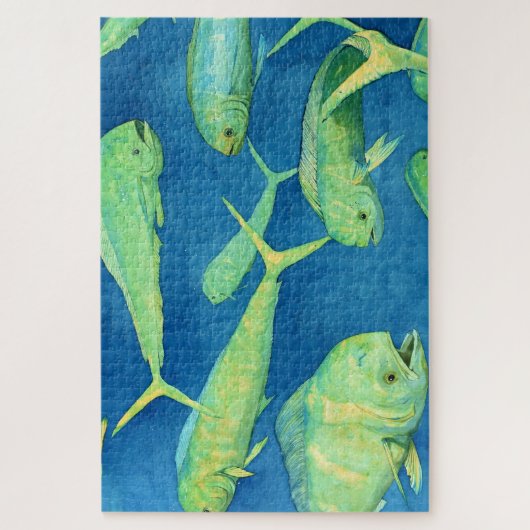 Mahi Mahi Fish Puzzle (Vertikal)