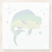 Mahi Mahi Glasuntersetzer (Rückseite)