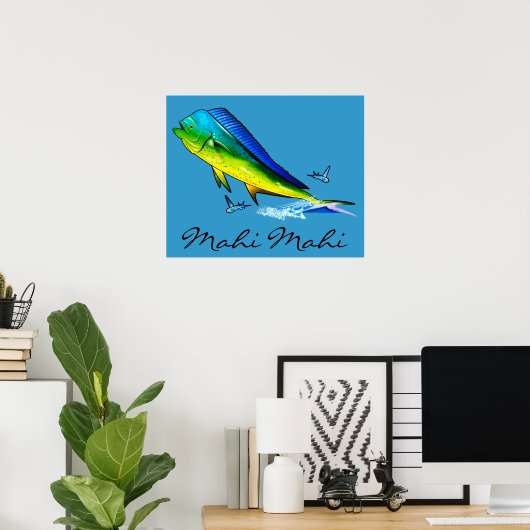 Mahi Mahi Poster (Heimbüro)