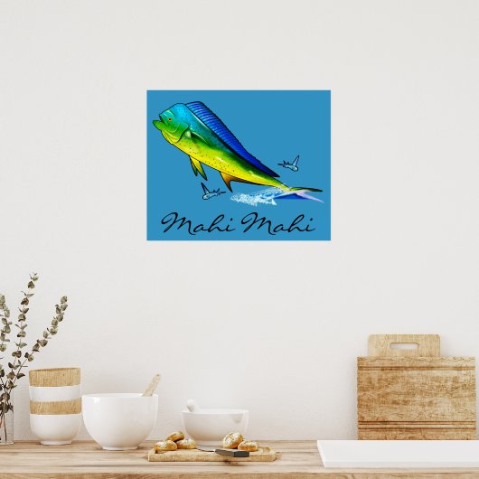 Mahi Mahi Poster (Küche)