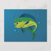 Mahi Mahi Postkarte (Vorderseite)