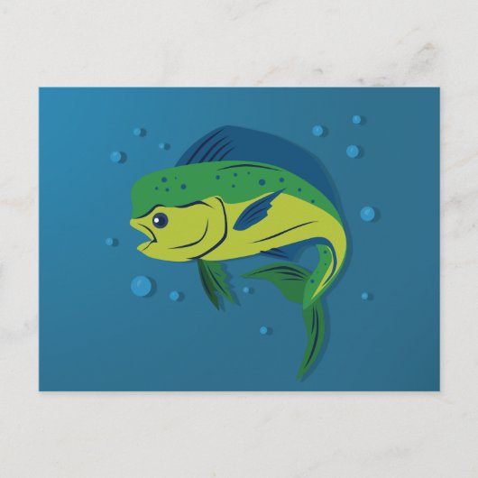 Mahi Mahi Postkarte (Vorderseite)