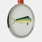 Mahi Mahi Silbernes Ornament (Rechts)