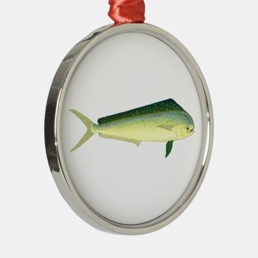 Mahi Mahi Silbernes Ornament (Rechts)