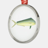 Mahi Mahi Silbernes Ornament (Links)