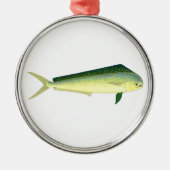 Mahi Mahi Silbernes Ornament (Vorne)