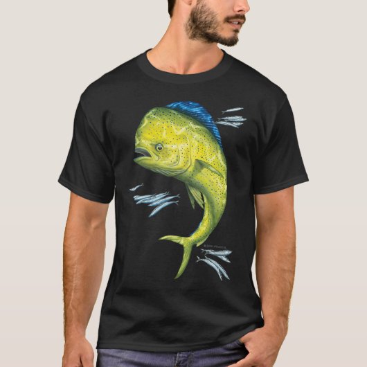 Mahi Mahi und Köderfische T-Shirt (Vorderseite)