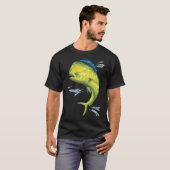 Mahi Mahi und Köderfische T-Shirt (Vorne ganz)