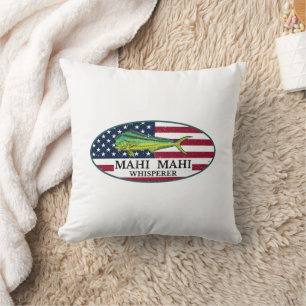 Mahi Mahi Whisperer Nautical Coastal Mahi Mahi Kissen