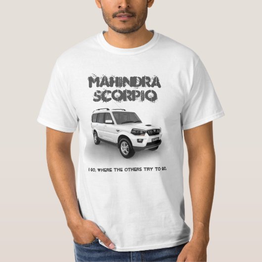 Mahindra Scorpio T-shirt (Vorderseite)