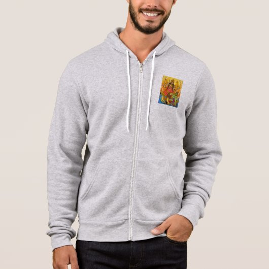 Mahishasur Mardini Durga Hoodie (Vorderseite)