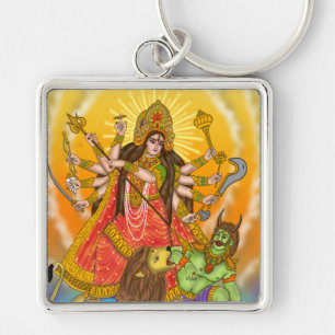 Mahishasur Mardini Durga Schlüsselanhänger