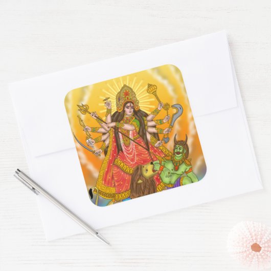 Mahishasur Mardini Durga Stickers (Umschlag)