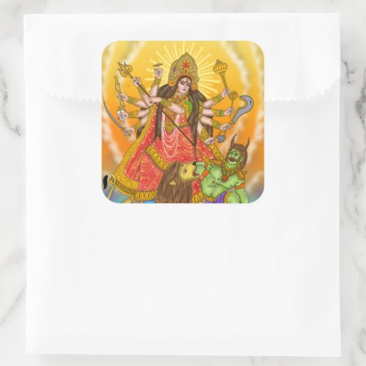 Mahishasur Mardini Durga Stickers (Tasche)