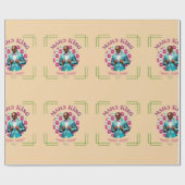 MAHJ KING Snoop Dogg RAPPING Papier Spaß Mahjong Geschenkpapier (Flach)