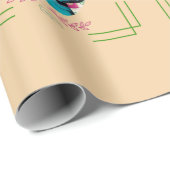 MAHJ KING Snoop Dogg RAPPING Papier Spaß Mahjong Geschenkpapier (Rolleneckpunkt)