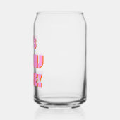 Mahj Mahjong Mah Jongg Pink Zitat Niedlich Spaß Dosenglas (Links)