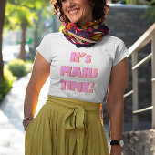 Mahj Mahjong Mah Jongg Pink Zitat Niedlich Spaß T-Shirt