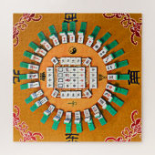 Mahj Mystic Circle Puzzle (Horizontal)