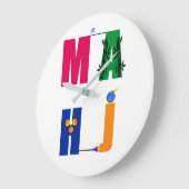 MAHJ Weltclock Große Wanduhr (Winkel)