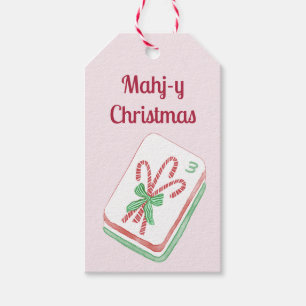 Mahj-y Weihnachten Mahjong Geschenkanhänger