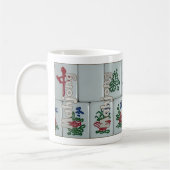 Mahjong auf Fliesen (Set 6) Kaffeetasse (Links)