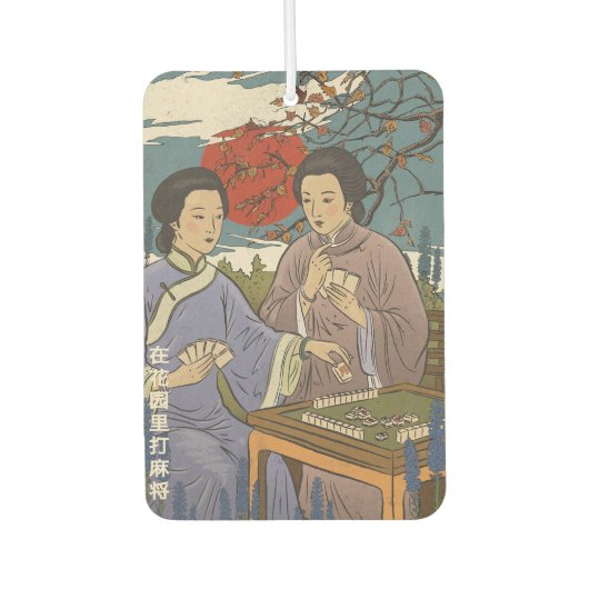 Mahjong Autolufterfrischer (Vorderseite)