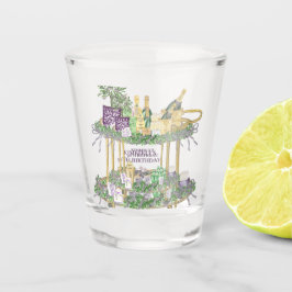 Mahjong Bar Cart Custom Schnapsglas