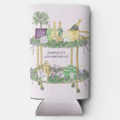 Mahjong Bar Cart Selters Dosenkühler (Rückseite)