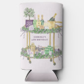 Mahjong Bar Cart Selters Dosenkühler (Vorderseite)