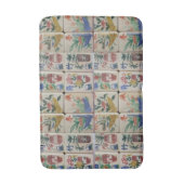 Mahjong Bathroom Bath Mat Badematte (Vorderseite Vertikal)