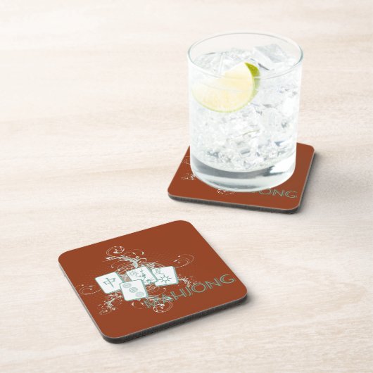 Mahjong blau untersetzer (Rechte Seite)