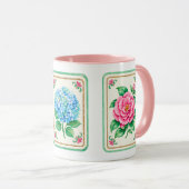 Mahjong Blumen Tasse (VorderseiteRechts)