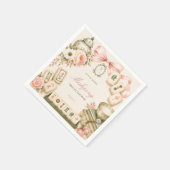 Mahjong-Brautparty Serviette (Ecke)