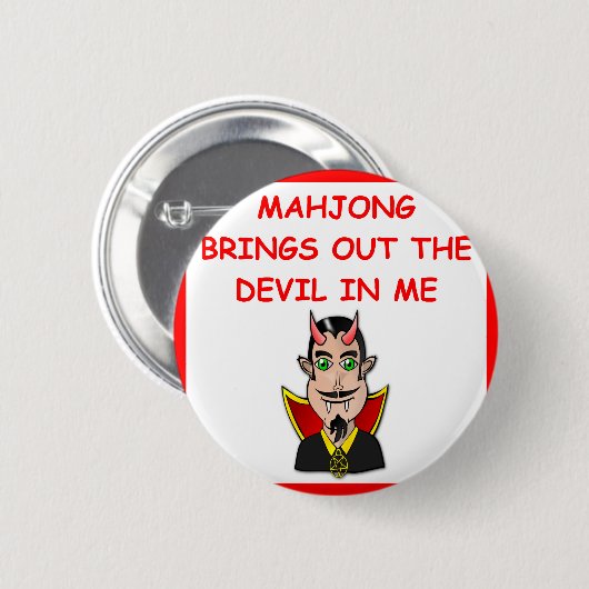 mahjong button (Vorne & Hinten)