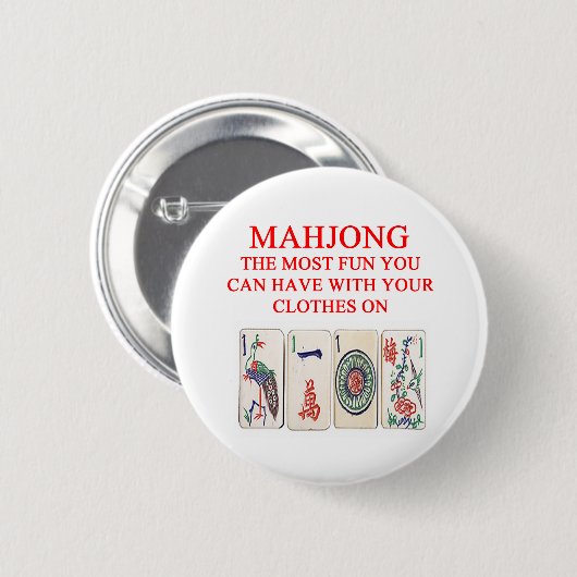 MAHJONG BUTTON (Vorne & Hinten)