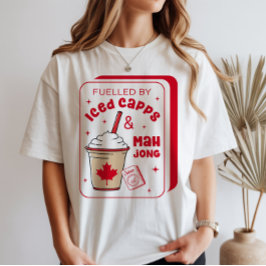 Mahjong Canadian Iced Coffee T-Shirt