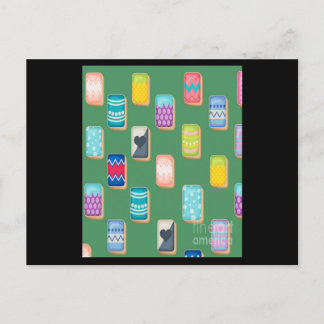 Mahjong Cards Line Set Postkarte