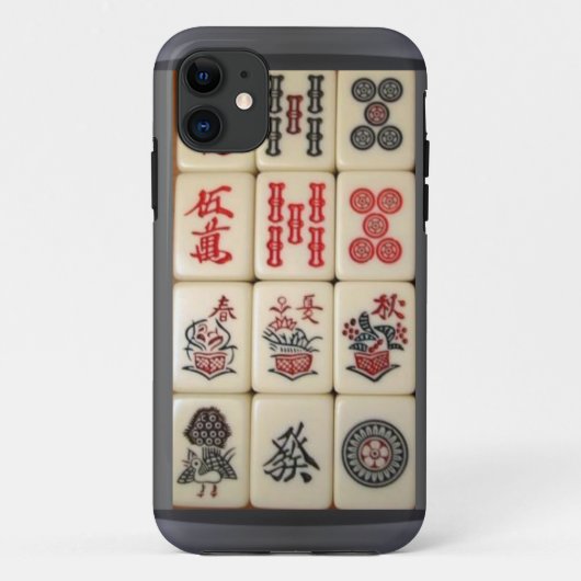 Mahjong Case-Mate iPhone Hülle (Rückseite)