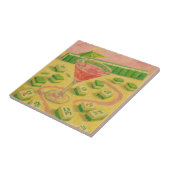 Mahjong Chic Painting Cocktail Fliese (Seite)