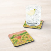 Mahjong Chic Painting Cocktail Getränkeuntersetzer (Rechte Seite)